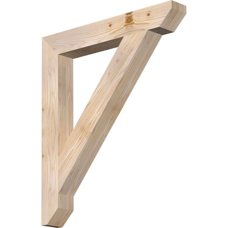 Ekena Millwork Traditional Slat Smooth Bracket, Douglas Fir, 3 1/2"W x 26"D x 30"H BKT04X26X30TRA06SDF